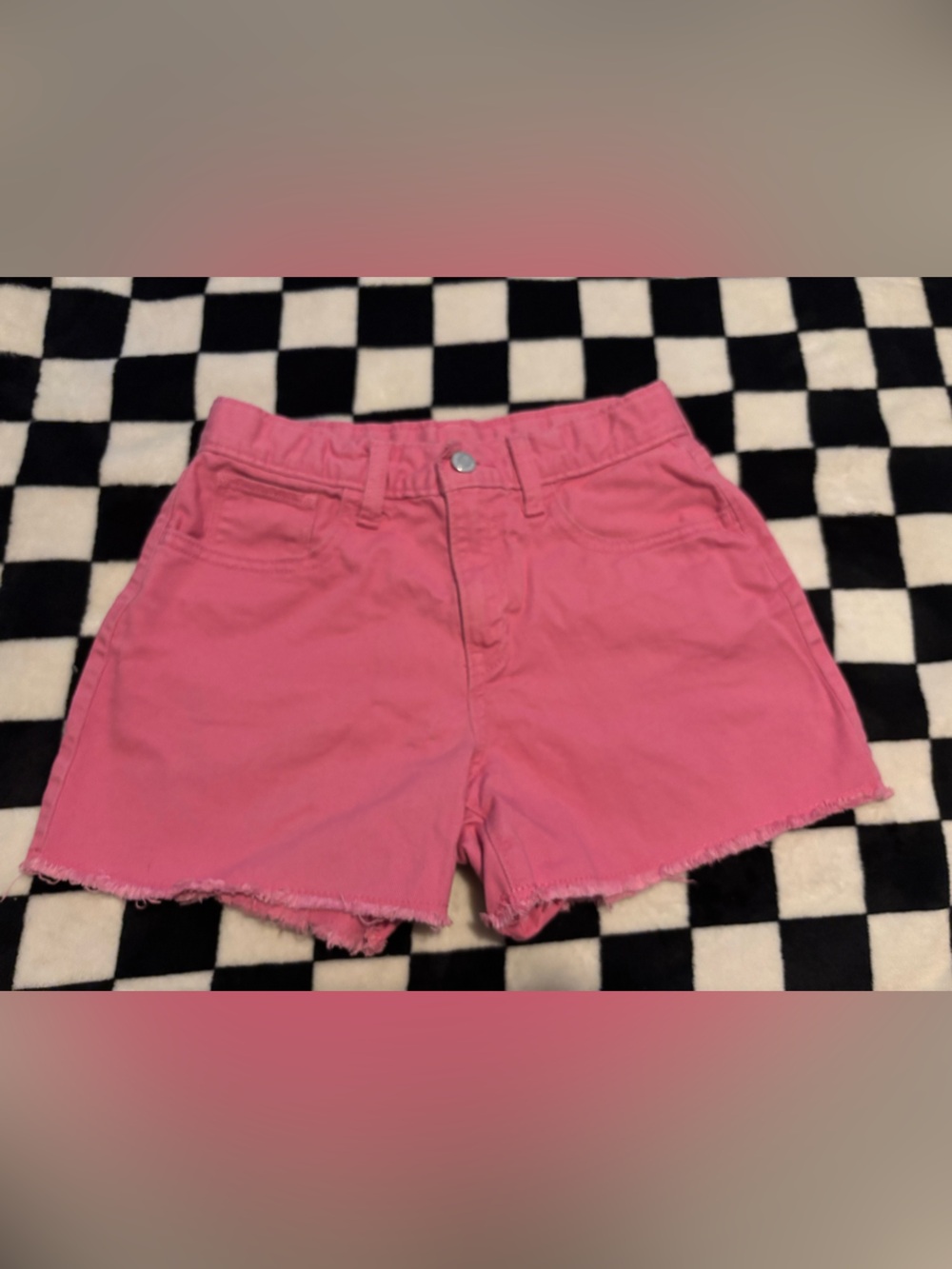 Size 14 hot pink old navy shorts